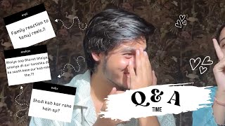 Family reaction to tanuj reels  🫣  QnA [upl. by Enihsnus]