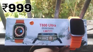 T800 Ultra 199 Infinite Display  T800 Ultra Watch Unboxing  T800 Ultra 199l [upl. by Siward421]