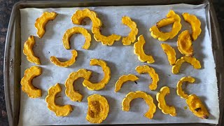 Oven Roasted Delicata Squash [upl. by Jecho408]