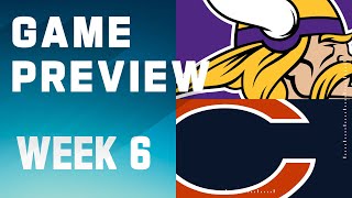 Minnesota Vikings vs Chicago Bears  2023 Week 6 Game Preview [upl. by Keele]