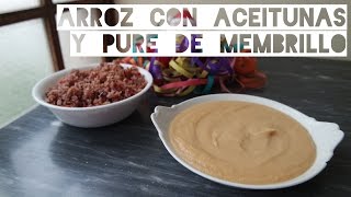 RECETAS NAVIDEÑAS Arroz con aceitunas y Puré de membrillo [upl. by Swartz]