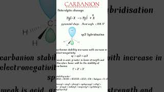 carbanion class 11 organic chemistry chemical chemistry heterolytic order sp3 goc [upl. by Alabaster]