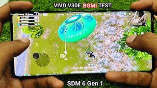 VIVO V30e BGMI TEST  V30E Gaming Test  Vivo v30e BGMI Graphics Test [upl. by Inimod]