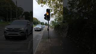 Saint Austell Carlyon Road Siemens Helios CLS Traffic Lights Pelican Crossing [upl. by Webber]