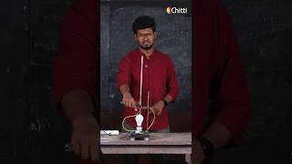 கண்ணாடி Current⚡️ அ கடத்துமா  Chitti in the School06 Heat vs Electricity Chitti Science [upl. by Ange]