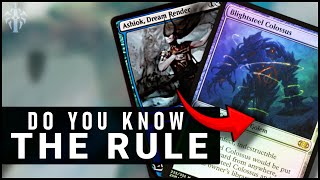 Do YOU Know The Rule  Blightsteel Colossus Ashiok and Mill  MTG [upl. by Eibbil]