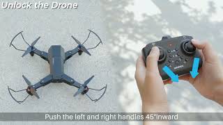 Simrex X500 Mini Drone Quick Start First Fly [upl. by Codd600]