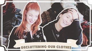 Extreme KONMARI Method Clothes Decluttering  Before amp After Marie Kondo CC [upl. by Adnara]