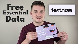 TextNow  Free Essential Data FREE 5G Phone Service Review [upl. by Latterll543]