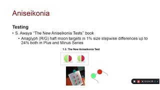 Anisometropia and aniseikonia testing [upl. by Clauddetta]