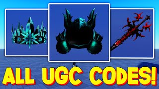 ALL WORKING UGC CODES FOR FLEX UGC CODES ROBLOX [upl. by Anaiq]