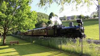 Special train Mariazell  St Pölten with steam engine Mh6 near Rabenstein [upl. by Ahilam]