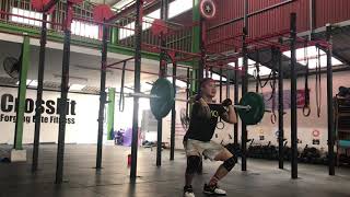 CrossFit Open 195 1st attempt  Warmup  StrategyTips [upl. by Yoccm723]