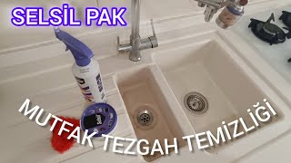 SELSİL PAK İle Mutfak Tezgah Lavabo Temizliği [upl. by Hurley]