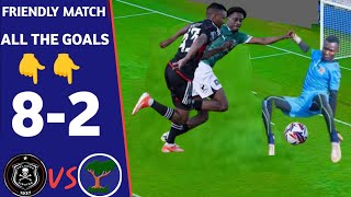 Orlando Pirates Vs Mbao FC Huge win 💥All 82 Goals  Today Club Friendly Match wow [upl. by Eldridge606]