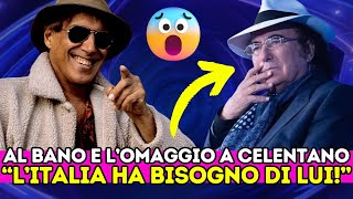 Le Parole Toccanti Di Al Bano quotCelentano È Un Pilastro Della Cultura Italianaquot [upl. by Orlina319]