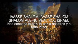 Oseh Shalom עֹשֶׂה שָׁלוֹם SUBTITULADO LETRA HEBREO ESPAÑOL [upl. by Neelrac]