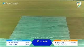 South Africa A vs West Indies A  2nd Four Day Match  Day 2 [upl. by Hcirdla]