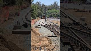 Second track Started Being Built On SACRT Gold Line In Folsom CA Near Bidwell Street June 28 2024 [upl. by Auqenwahs]