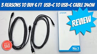 Anker 6 ft 240W USBC to USBC Cable REVIEW [upl. by Nylyoj]