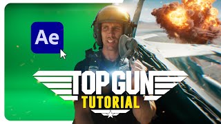 How to Create a TOP GUN Action Scene After Effects Tutorial [upl. by Latsyrk483]