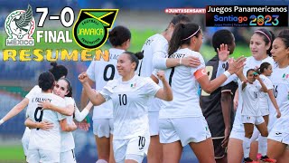 México 🇲🇽 Femenil vs Jamaica Femenil 🇯🇲 RESUMEN 🔴 Juegos Panamericanos 2292023 DEL MINUTOS 63 [upl. by Vaish884]