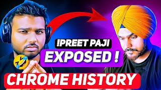 SnehilopGaming Exposed iPreet Gaming 😂 Chrome History 🔥 PRnhb [upl. by Ellednahs]