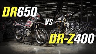 Suzuki DR650 vs DRZ400 [upl. by Maribelle480]