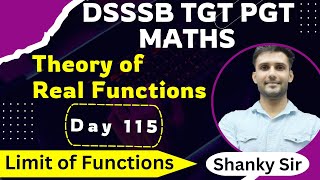 DSSSBRaj TGT PGT Math Day 115 Theory of real functions tgtmaths tgt pgt pgtmaths dsssbtgtmaths [upl. by Adrell]