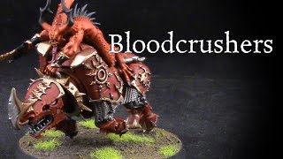 How to paint Bloodcrushers of khorne [upl. by Margareta]