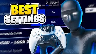 BEST RANKED PLAYER 🏆  NEW BEST Controller Settings For Fortnite Zero Build PS4PS5XBOXPC [upl. by Llenaej]