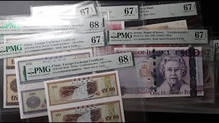 142 World Paypermoney PMG Grading Collection – Sept 26 2024 banknote pmg money [upl. by Toney]