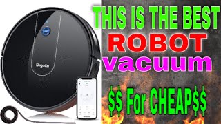 Robotic Vacuum Cleaner Bagotte BG700 1600PA SelfCharging Robot Vacuum Carpet  Hardwood Floors [upl. by Bushey735]