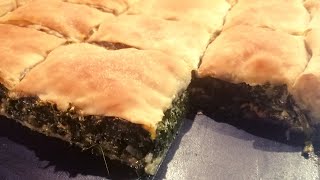 Spanakopita grecque recette [upl. by Eelirrem]