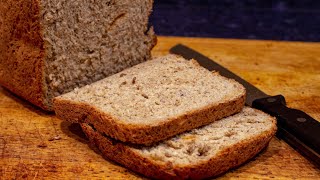 Easy and Delicious Whole Grain Bread Recipe using Bread Machine [upl. by Annovy614]