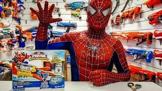 SPIDERMAN REVIEWS HIS WEB SHOOTER [upl. by Ttenaj]