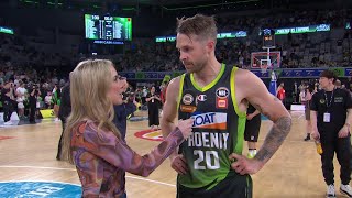 Nathan Sobey postgame interview vs Perth Wildcats  Round 7 NBL25 [upl. by Inar701]