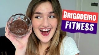 Como fazer BRIGADEIRO FITNESS  Sem leite condensado [upl. by Allissa]