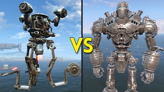 Fallout 4  Liberty Prime VS 50 Mr Handy  Battles 9 [upl. by Enuj]