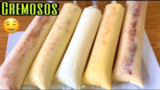 BOLIS O HELADOS CON BASE CREMOSA DE COCOCANELA CON PASAS ELOTE hielitos marcianos [upl. by Shulamith958]