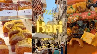 𝑰𝒕𝒂𝒍𝒚 𝟐 𝒅𝒂𝒚𝒔 𝑩𝒂𝒓𝒊 𝑽𝒍𝒐𝒈 🇮🇹Old Town Streets  Pasta Seafood Delights  Gelato  Castle  Supermarket [upl. by Ahsyekal]