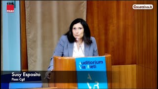 Iniziativa Fisac Cgil Egemonia Digitale  Relazione di Susy Esposito [upl. by Marlene]