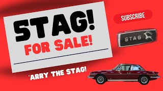 Triumph Stag for Sale  Spring Auction [upl. by Oliy]