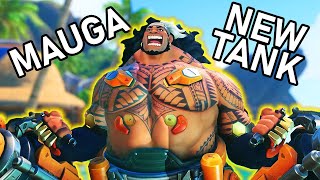 MAUGA GAMEPLAY  New Overwatch 2 Hero From Blizzcon [upl. by Zsamot]