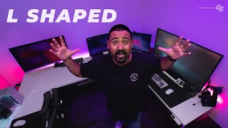 I Built an Epic L Shaped Gaming Desk Setup [upl. by Anirroc]