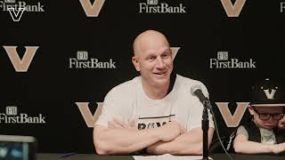 Vanderbilt Football  Clark Lea Auburn Postgame [upl. by Yrovi]