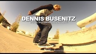 Dennis Busenitz 5 Trick LIne No Push  Digital Skateboarding [upl. by Ozan]