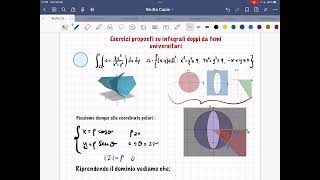 Integrali doppi Coordinate polari Esercizio [upl. by Inoj589]
