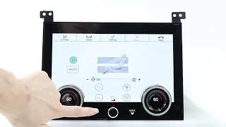 Software test of AC air conditioner touch screen climate control for Range Rover Vogue Sport L405 [upl. by Retsbew]