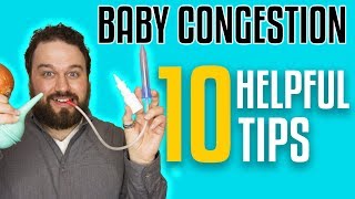 How To Help A Congested Baby Breathe [upl. by Ahsauqal701]